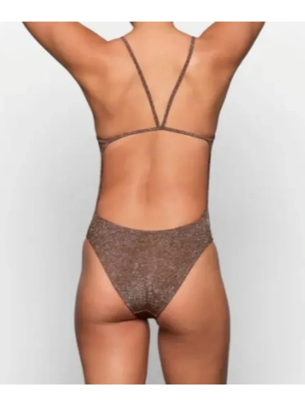 Skims lurex bathing suit in Jasper
